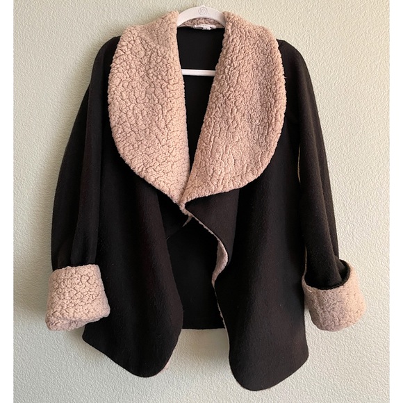 Blu Pepper Faux Shearling Lined Jacket, Size Small - Picture 4 of 5